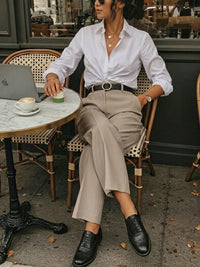 Wide Fit Oxford Brogues in Black