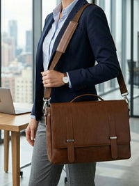Messenger Bag in Chestnut