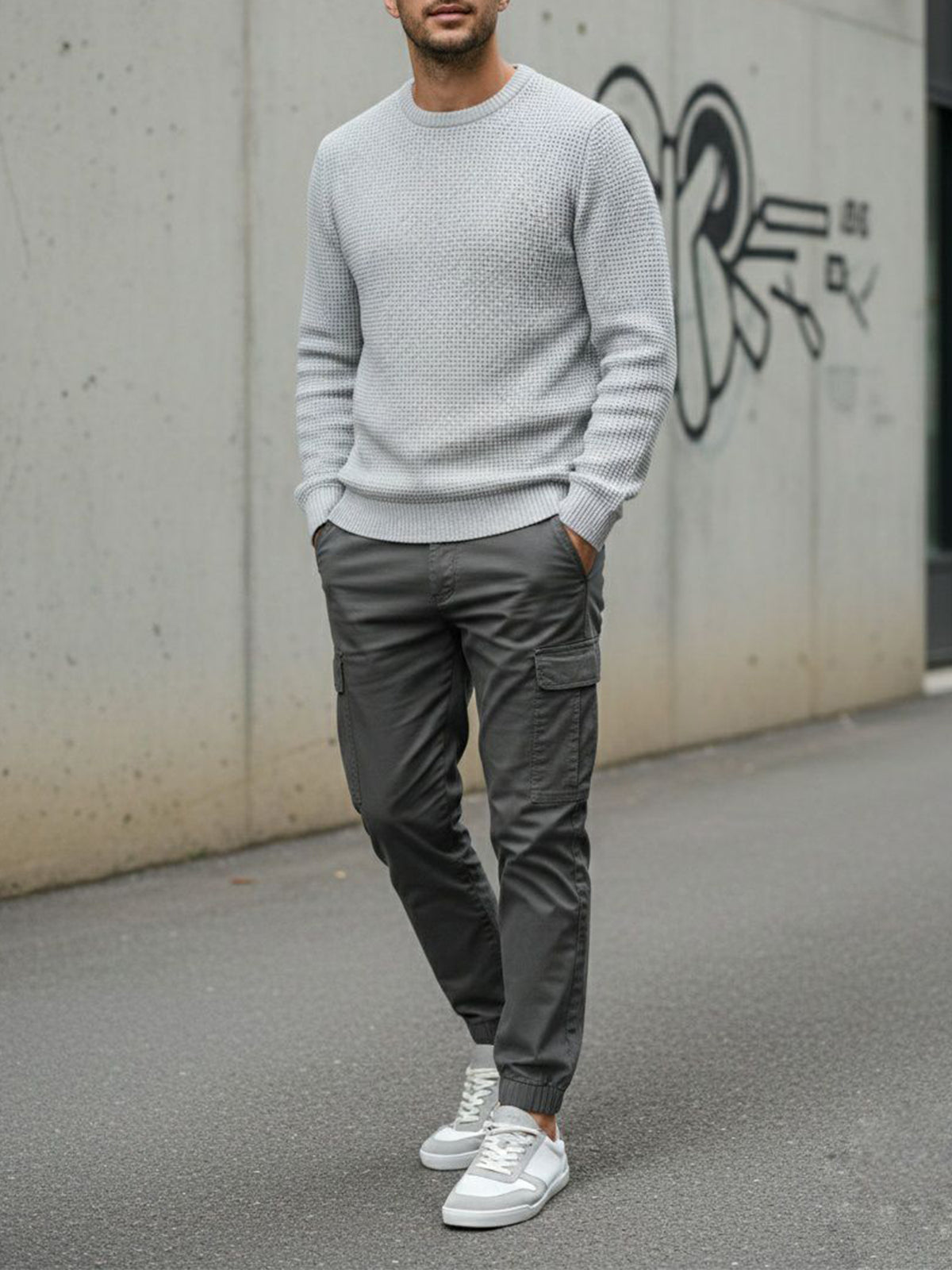 Barefoot Sneakers in White & Grey