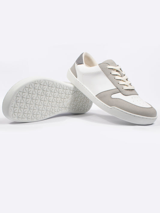 Barefoot Sneakers in White & Grey
