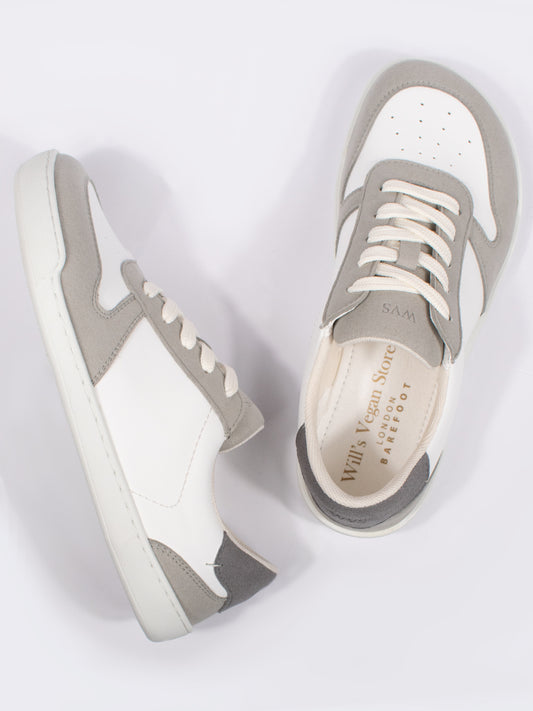 Barefoot Sneakers in White & Grey