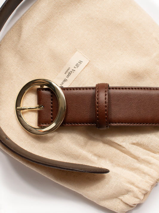 4cm Circle Belt in Black