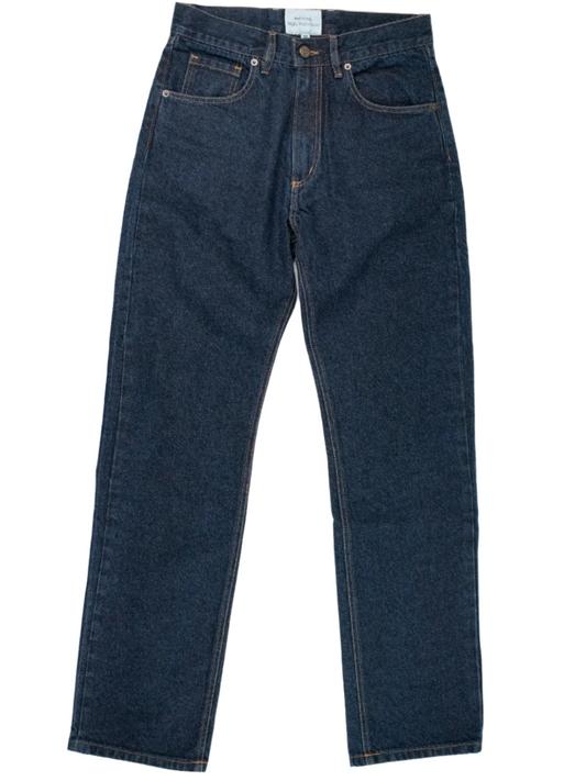 Classic Straight Leg Recycled Denim Jeans in Blue