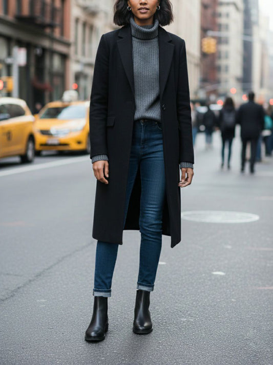 Luxe Smart Chelsea Boots in Black