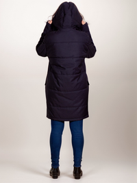 Recycled Quilted Parka, on model