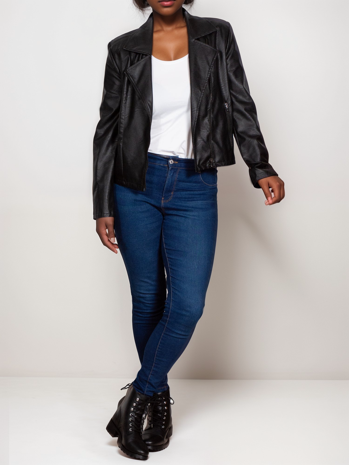 Biker Jacket, on model