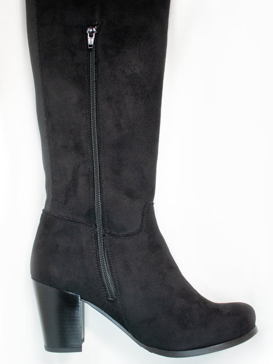 Over the Knee Boots in Black