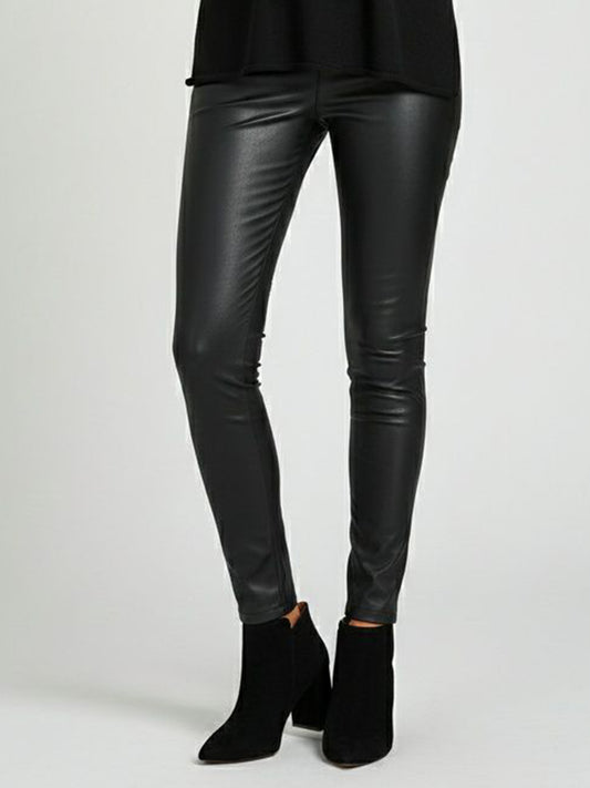 Point Toe Boots in Black Vegan Suede, toe detail