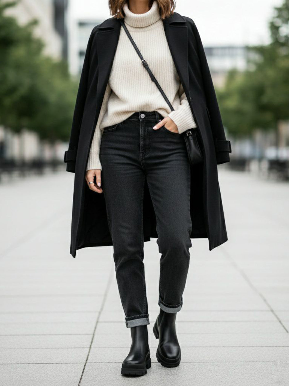 Luxe Track Sole Chelsea Boots