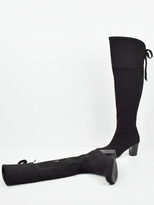 Over the Knee Boots in Black