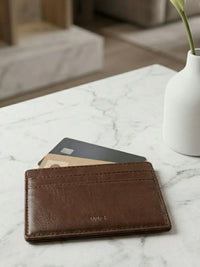 Card Case in Chestnut
