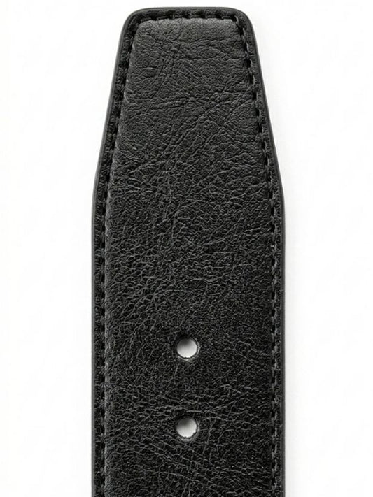 4cm Jeans Belt in Black