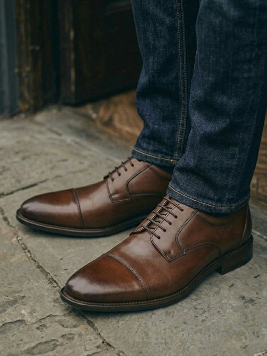 Waterproof Derbys in Black