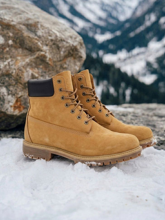 Dock Boots in Tan Vegan Suede
