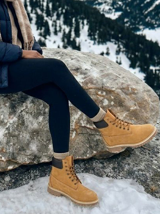 Dock Boots in Tan Vegan Suede