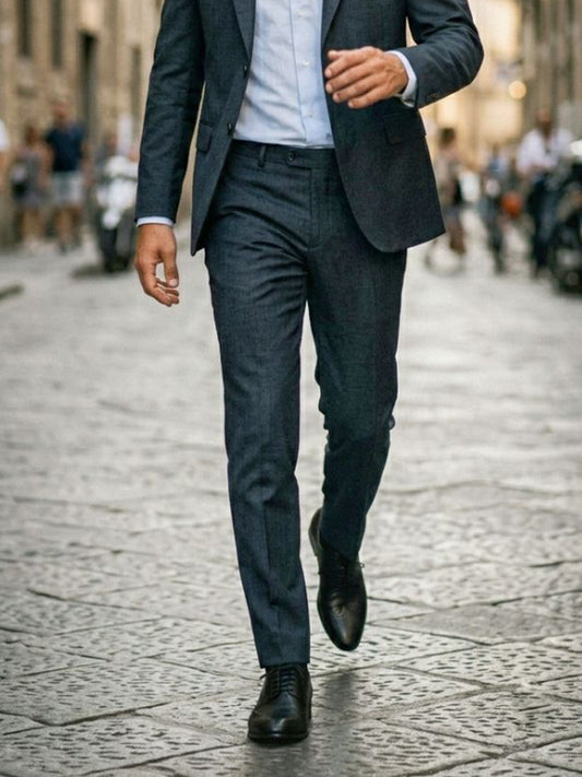 Slim Sole Brogues in Tan