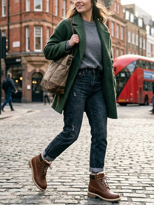Insulated Dock Boots in Chestnut