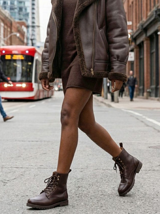 Work Boots in Chestnut