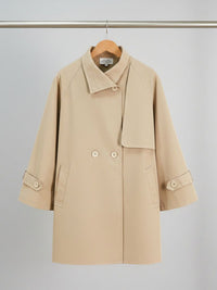 Cotton-Gaberdine Trench Coat