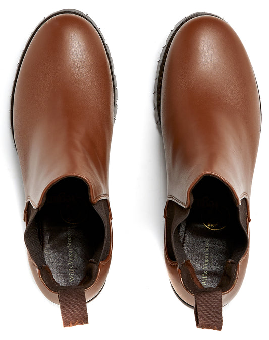 Wide Fit Luxe Deep Tread Chelsea Boots in Black