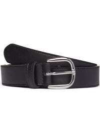 3cm D-Ring Belt in Black