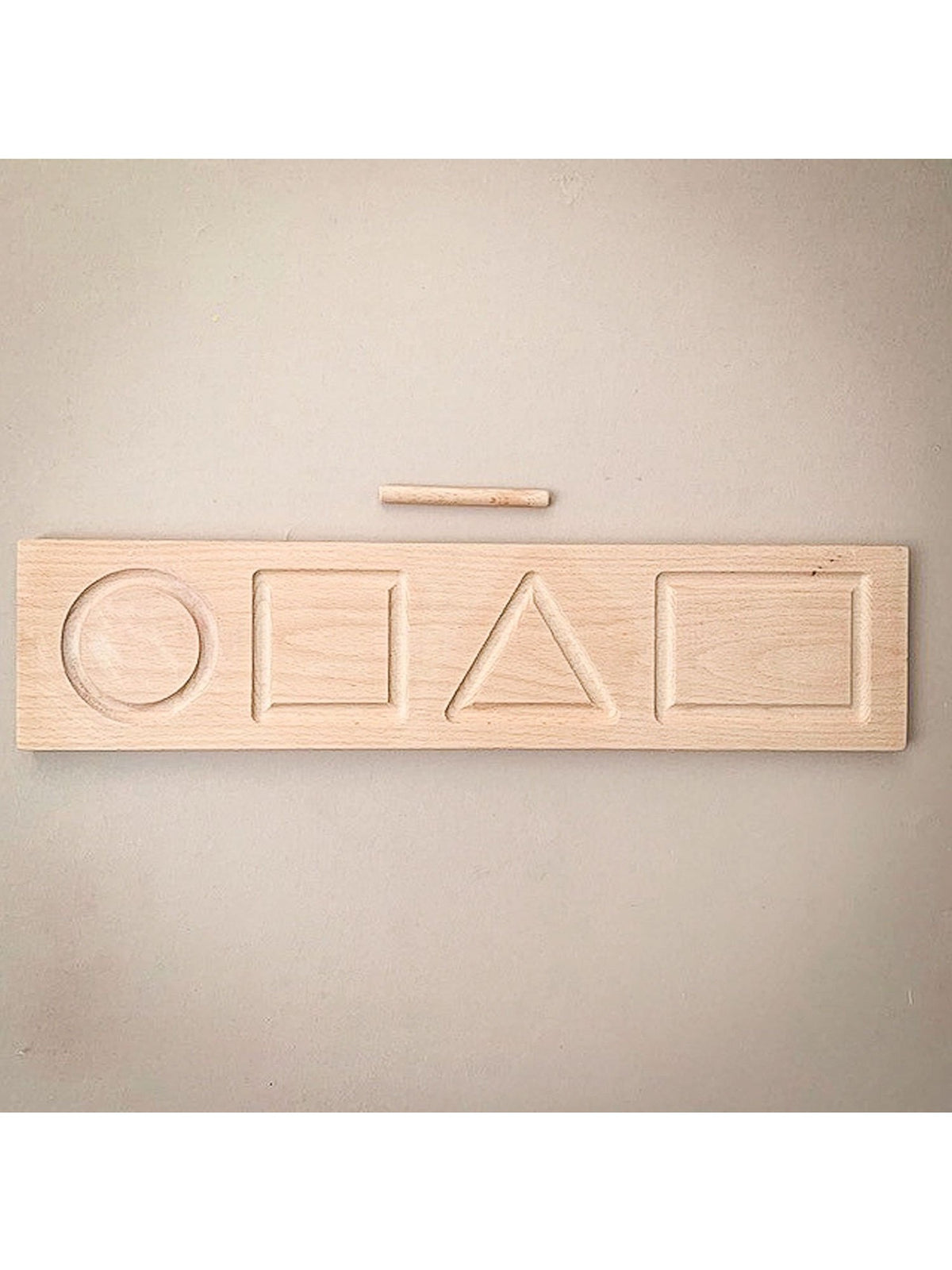 The Little Coach House Shape Board Montessori Learning Resource