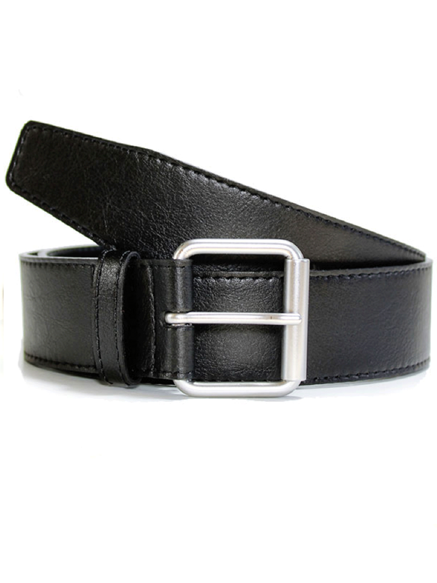 4cm Jeans Belt in Black