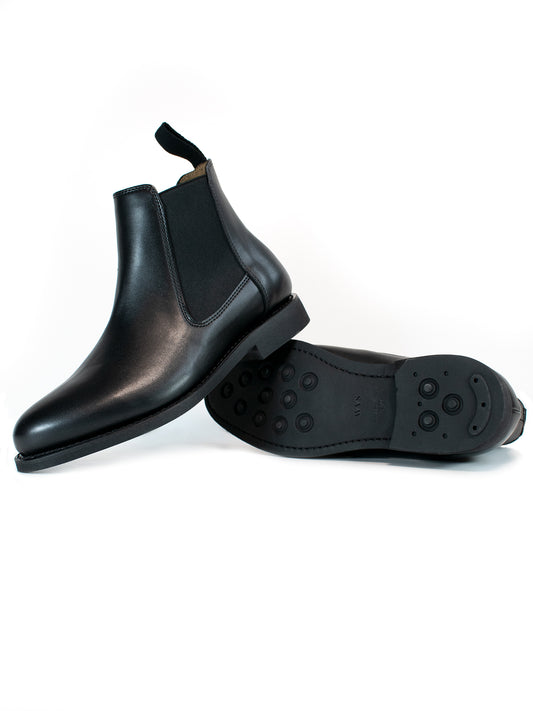 Goodyear Welt Chelsea Boots in Black