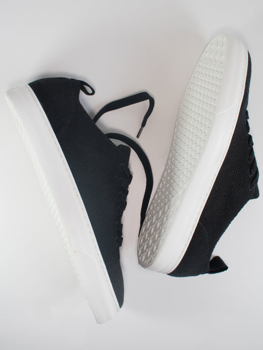 Biodegradable NY Sneakers in White knit