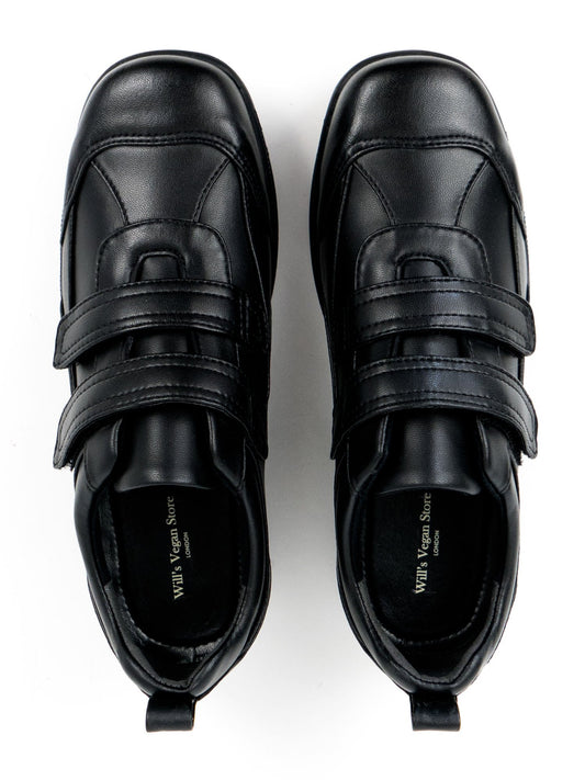 Kids Velcro Strap Shoes in Black