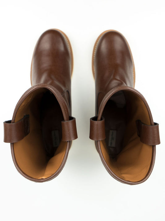 Pull On Rig Boots in Chestnut