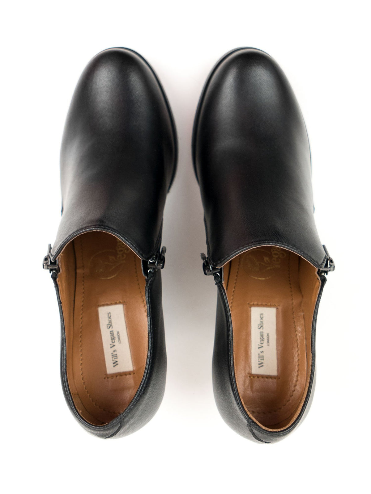 Zip Heels, heel detail