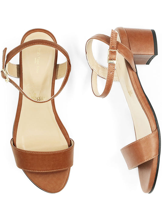 City Sandals in Tan
