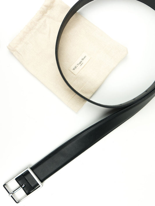 Geometric 3.5cm Belt in Black
