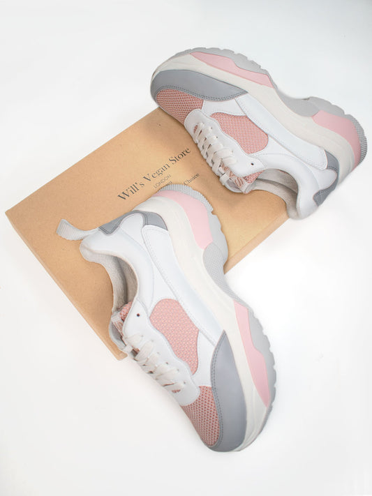 Rio Trainers in White & Pink