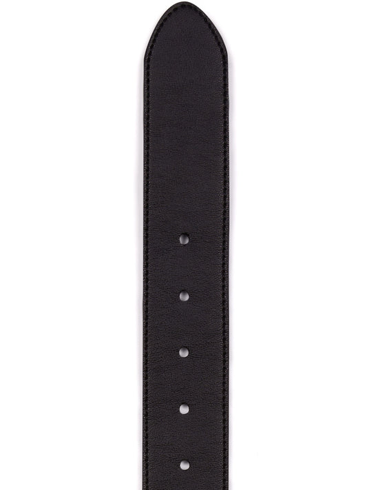 4cm Square Buckle Belt in Black