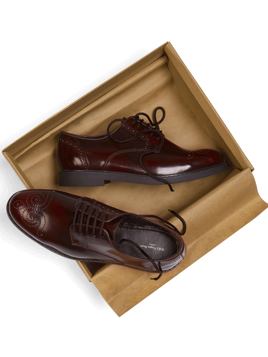 Signature Brogues in Tan & Dark Brown