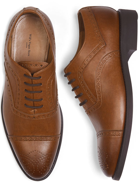 Goodyear Welt Brogues in Tan