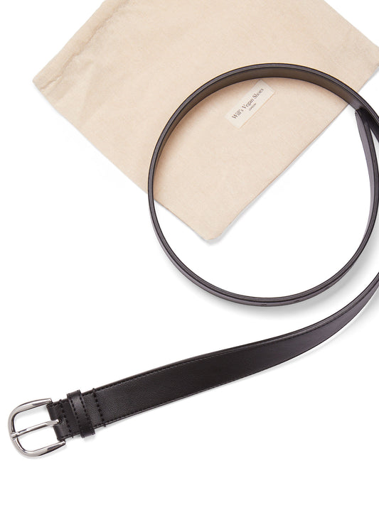 3cm D-Ring Belt in Black