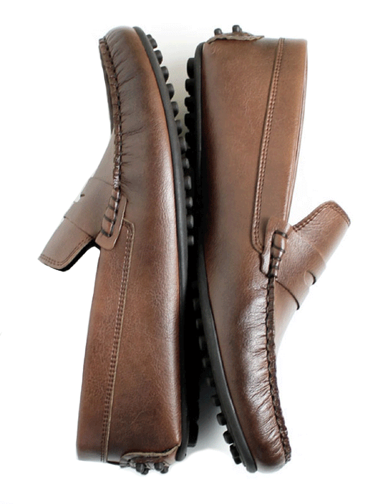 Penny Driving Loafers in Chestnut