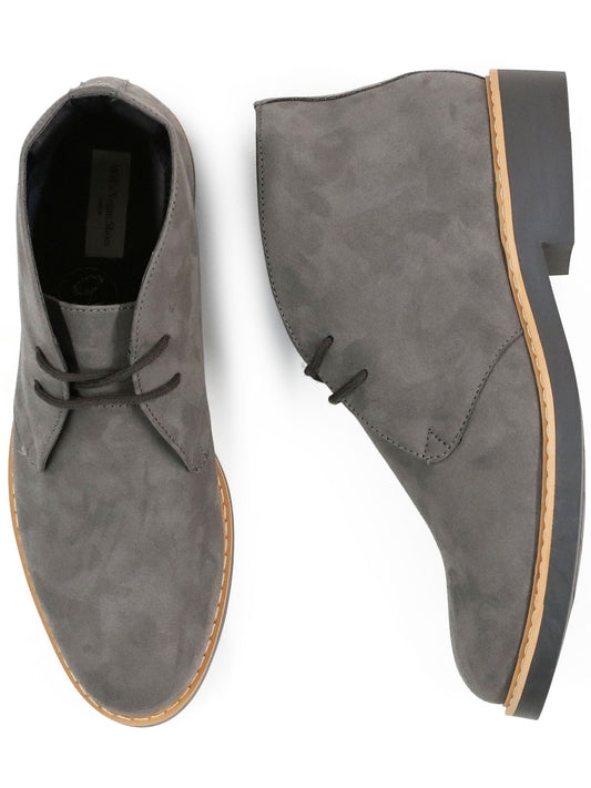 Signature Deserts in Black vegan suede