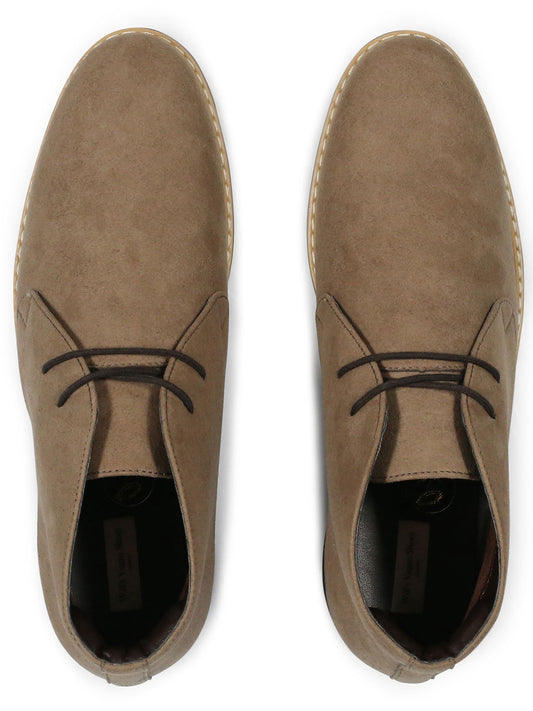 Signature Deserts in Black vegan suede