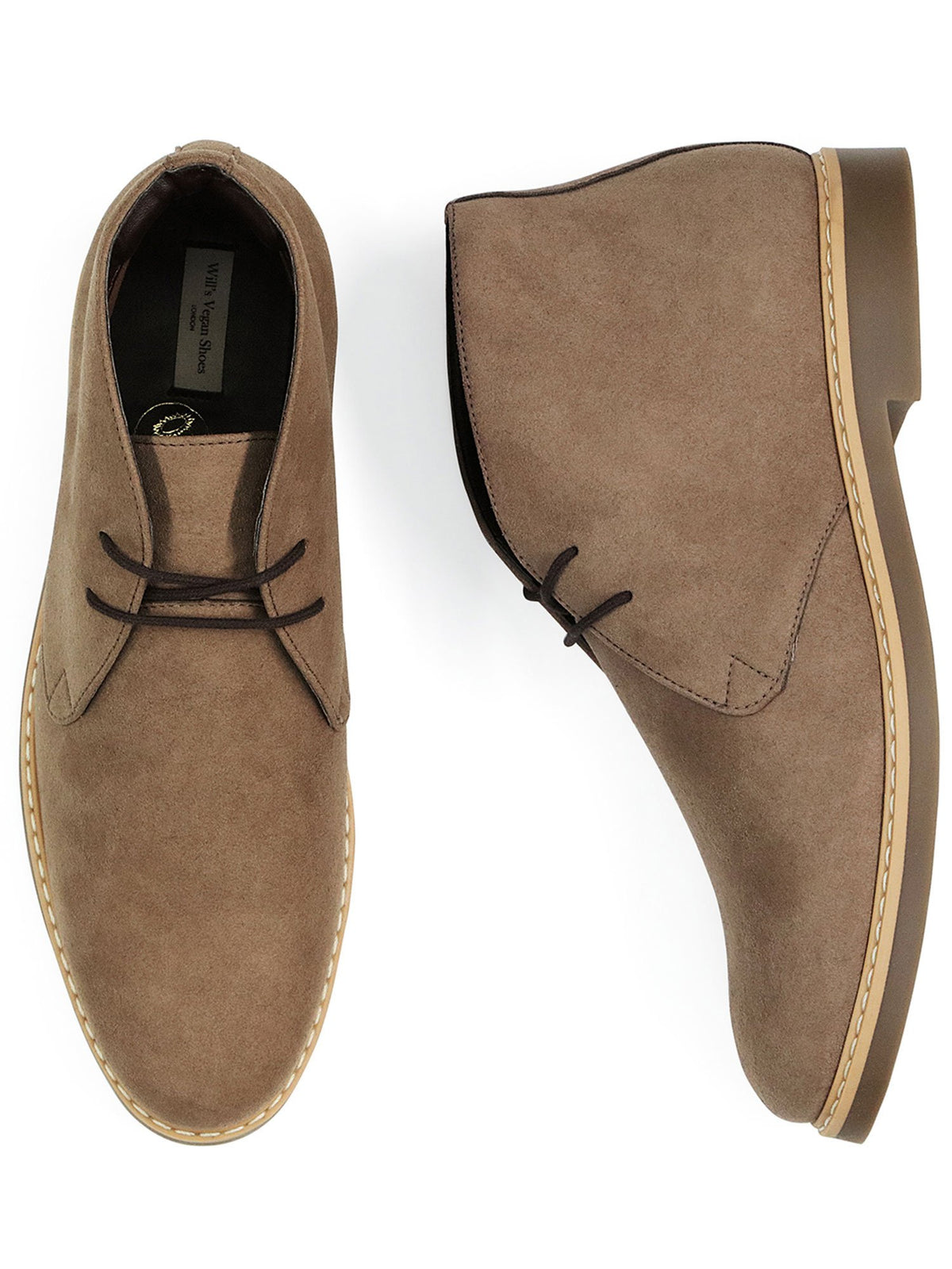 Signature Deserts in Taupe Vegan Suede