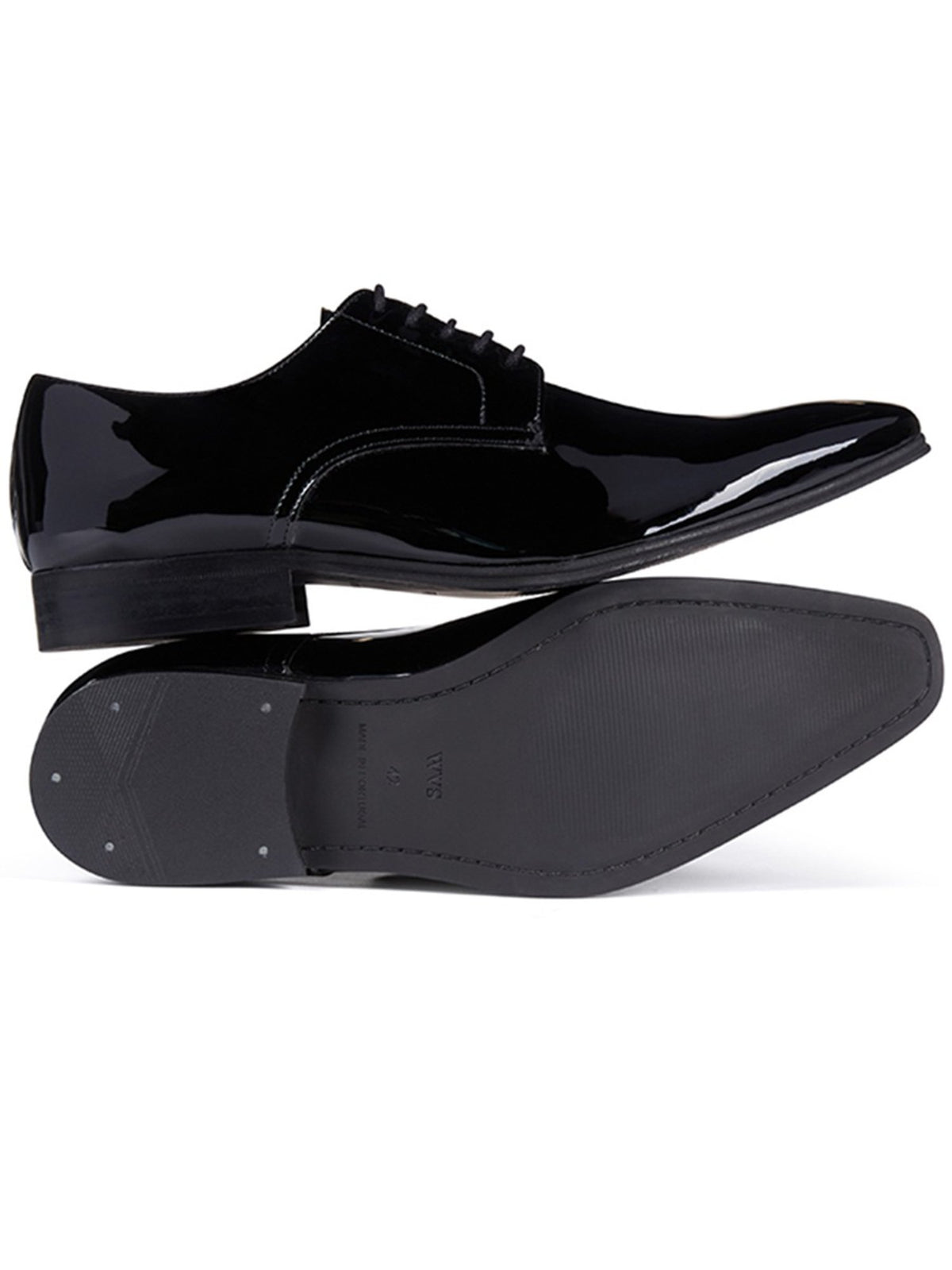 Slim Soles in High-Shine Black, sole
