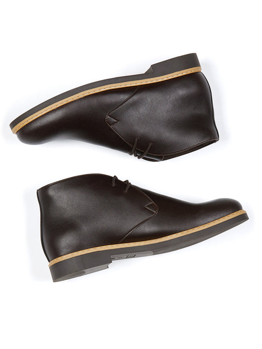 Signature Deserts in Black vegan suede