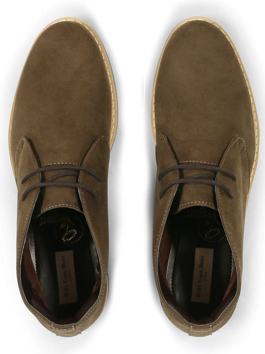 Signature Deserts in Black vegan suede