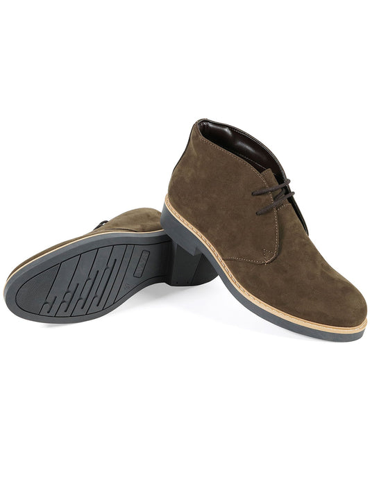 Signature Deserts in Black vegan suede