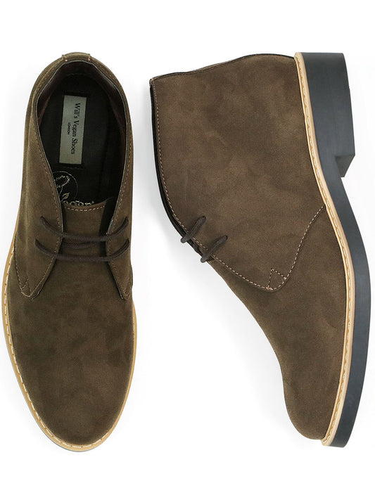 Signature Deserts in Black vegan suede