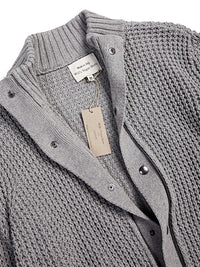 Recycled Waffle Cardigan, detail