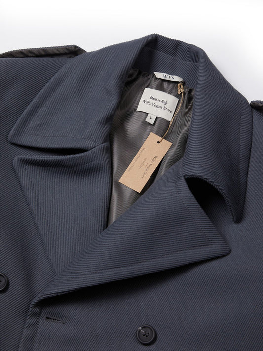 Pea Coat in Navy Blue